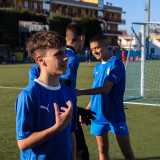 Durante l�intervallo parliamo con il 13enne Francesco, in maglia blu. �Il calcio � sempre stata la mia passione � dichiara �. Col centro federale sto vivendo una bellissima esperienza e voglio sfruttarla al meglio delle mie possibilit�